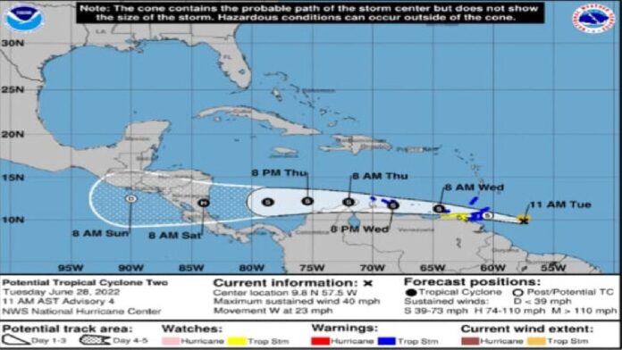 Trinidad y Tobago cierra oficinas escuelas por ciclón