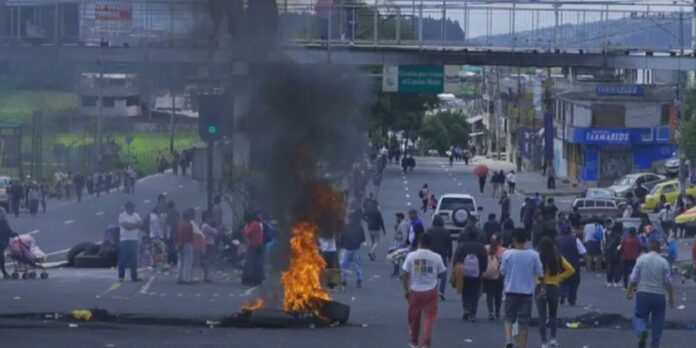 Protestas en Ecuador