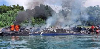 incendio de ferry en Filipinas