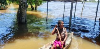 río Orinoco inunda sectores de Tucupita