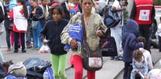 asistencia humanitaria a venezolanos en Ecuador