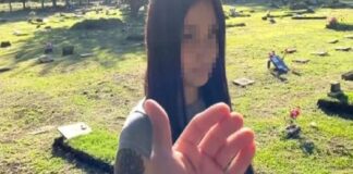 video porno en cementerio