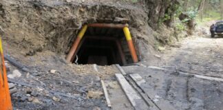 Derrumbe en mina colombiana