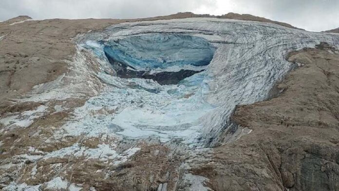 Derrumbe de glaciar en Italia