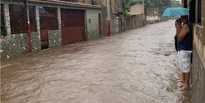 desbordamiento de río en Táchira