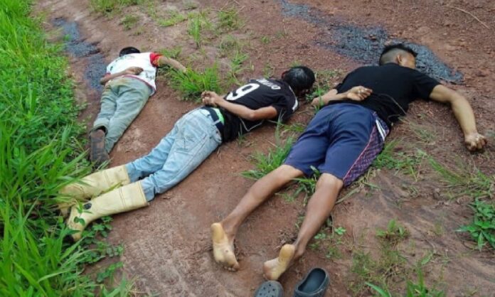 asesinato de tres indígenas en Bolívar