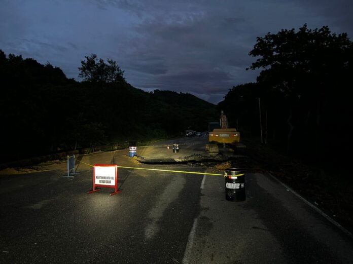 colapso de la carretera Lara-Zulia