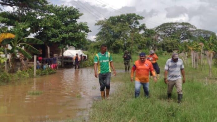 familias afectadas por las lluvias