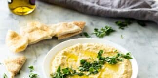 hummus con tahini