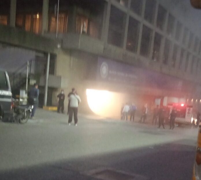 incendio Banco Central de Venezuela