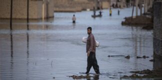 inundaciones en el sur de Irán