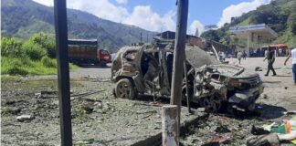 atentado en Colombia con explosivos