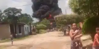 Explosión de vivienda sector La Fría