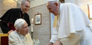 Benedicto XVI reaparece junto al Papa