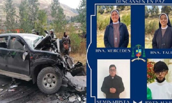 Mueren religiosos accidente en Perú