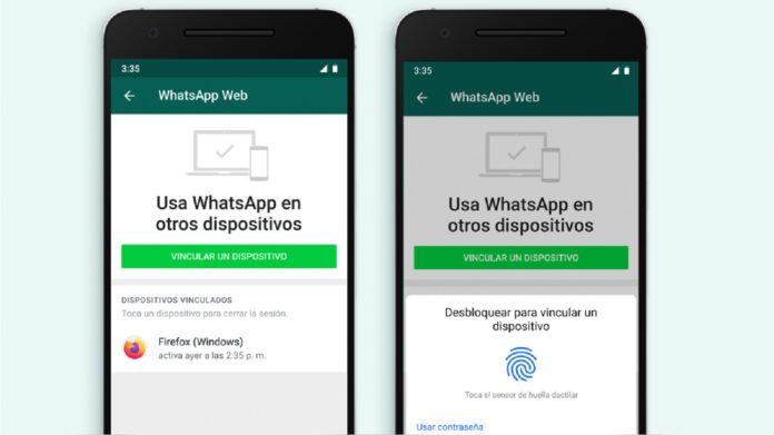 WhatsApp sistema de seguridad dispositivo