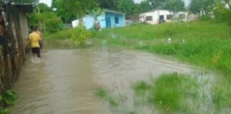 casas se inundaron en Tucupita