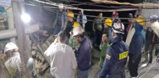 derrumbe mina en Colombia
