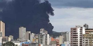 incendio de una embarcación de Pdvsa en Anzoátegui