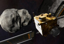 NASA estrella nave contra asteroide