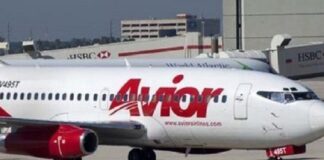 Avior sufrió falla hidráulica
