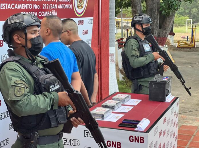 Táchira Incautaron más de 3 Kg. de cocaína en una batería de carro