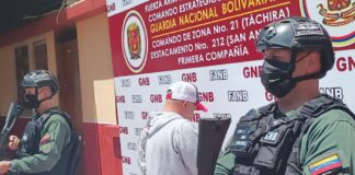 Táchira En el puente internacional detenido sujeto con municiones