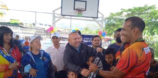 En San Cristóbal inauguran canchas para la masificación deportiva
