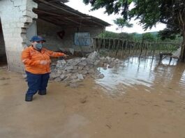 Lluvias en Lara afectan a más de 50 viviendas