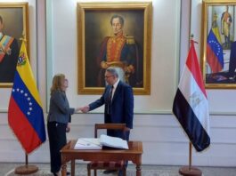 Venezuela y Egipto refuerzan lazos