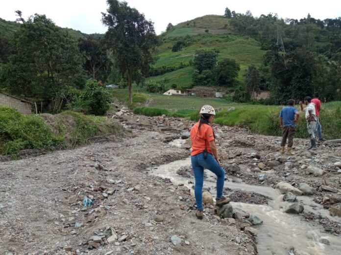 Tres municipios del Táchira afectados por fuertes precipitaciones