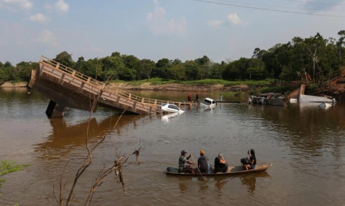 colapso de un puente en Brasil