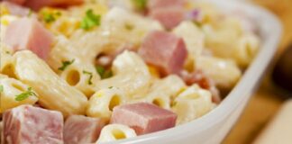 ensalada de pasta hawaiana