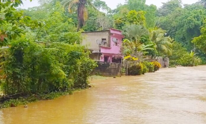viviendas inundadas en Monagas