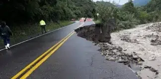 Colombia |Colapsan vías en Norte de Santander por fuertes lluvias