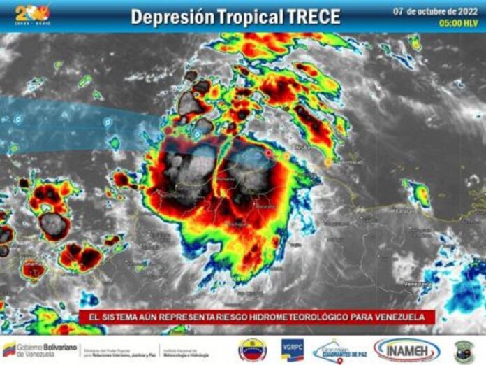 Depresión tropical Trece