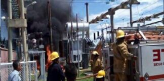 Explosión en subestación Tres Picos