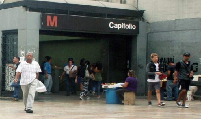 Línea 1 Metro de Caracas cerrado