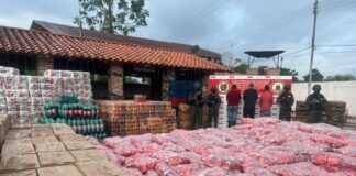 Táchira Banda pretendía ingresar de contrabando más de 50 toneladas de mercancía seca
