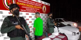 En Táchira detienen “El Químico” con presunta cocaína rosa