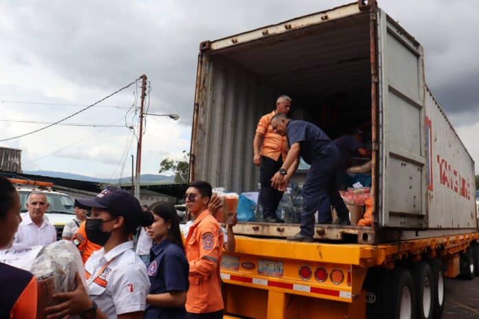 Gobernación del Táchira envió 32 toneladas de productos a damnificados de Aragua