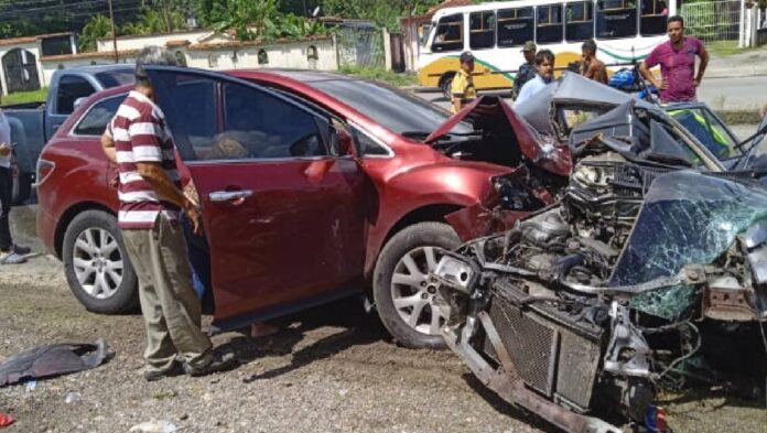 accidente de tránsito en Barinas