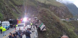 accidente de tránsito en Colombia