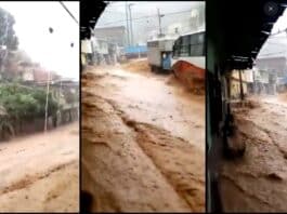 quebrada Los Cangilones en La Vega