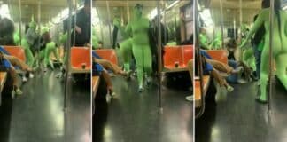 Mujeres extraterrestres roban en el Metro de Nueva York