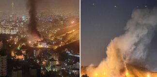 incendio en una prisión de Irán