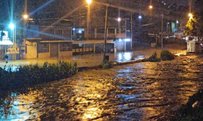 inundaciones en Los Teques
