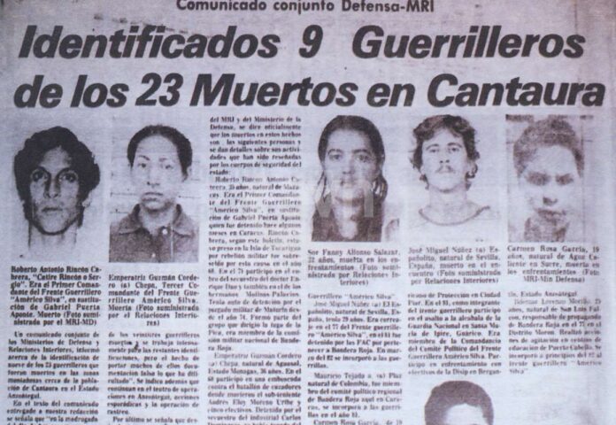 40 años de la Masacre de Cantaura
