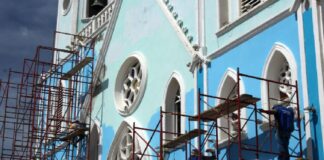 trabajos renovación Iglesia Santa Lucía
