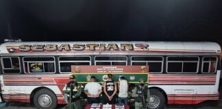 Táchira: Detenidos pasajeros de unidad pública que habían ocultado droga en asientos